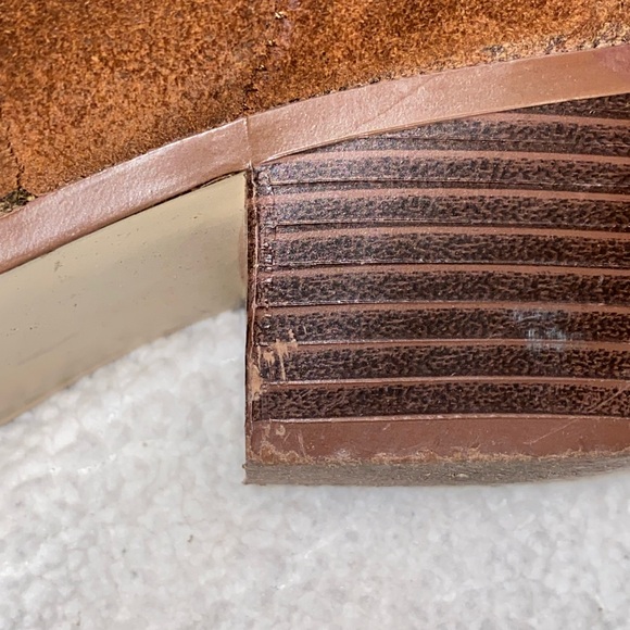 Minnetonka Brown Fringed Ankle Boots - Picture 8 of 15